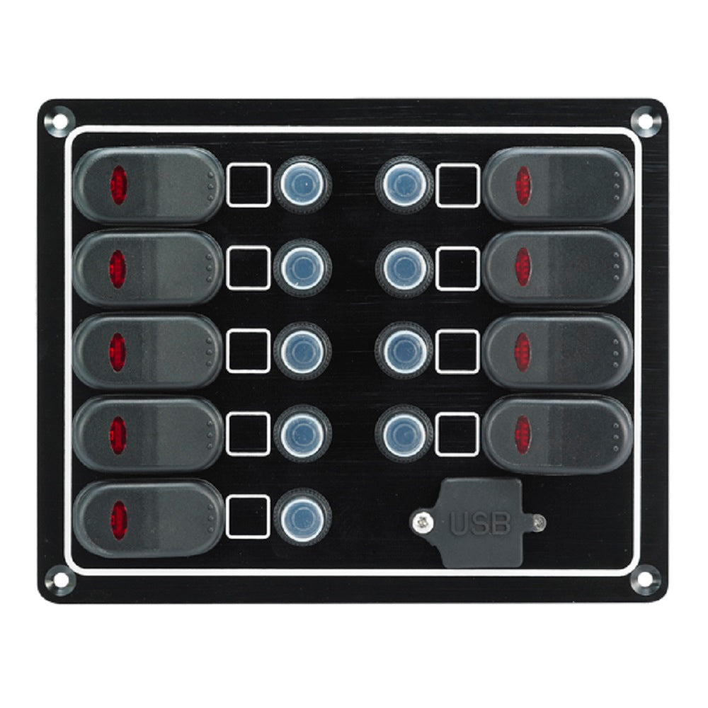 Waterproof Switch Panel with USB