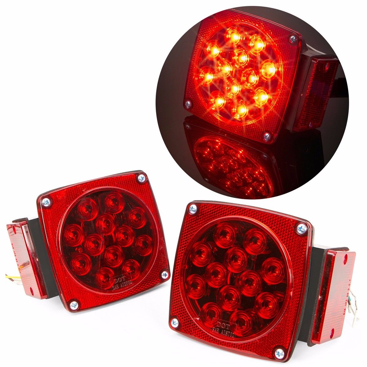 LED Waterproof Trailer Light Kit
