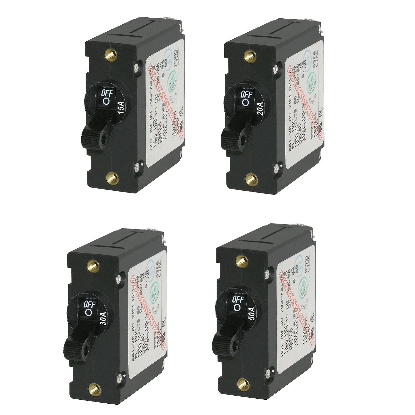 Toggle Circuit Breaker - Single Pole