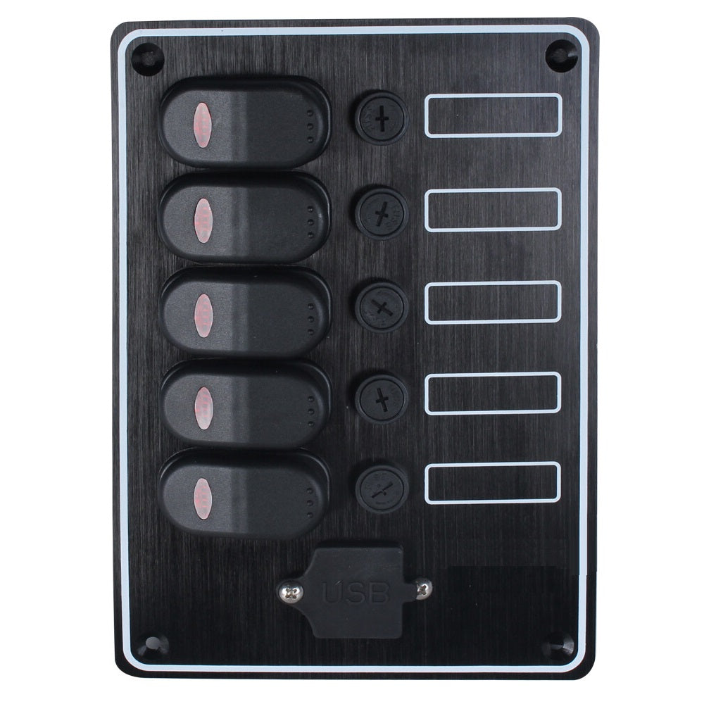Waterproof Switch Panel with USB