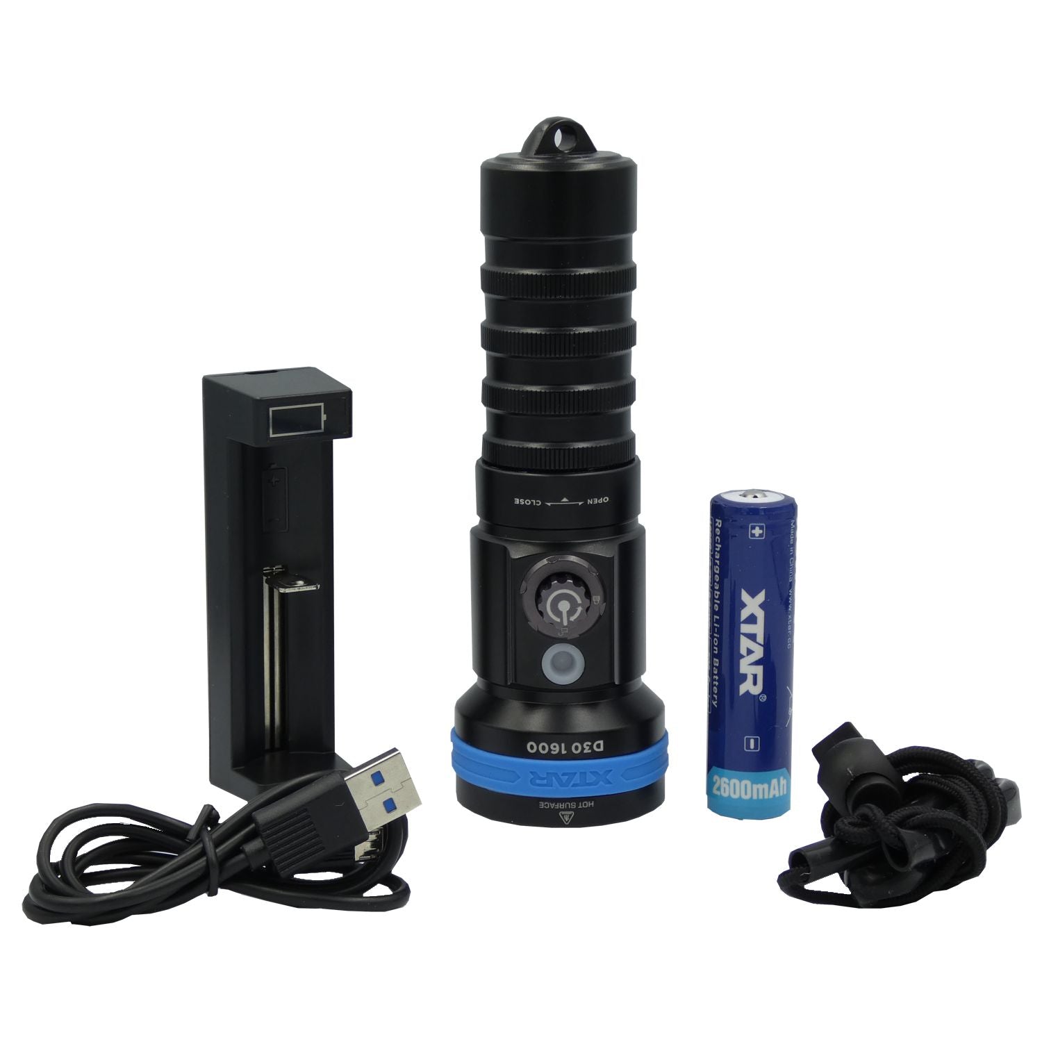 Diving Flashlight D30 1600